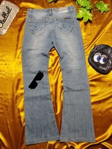 Embellished Flare Jeans
