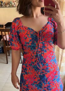 Floral Print Mini Dress