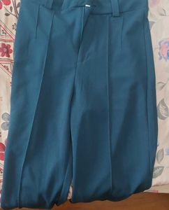 Teal Trousers
