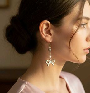Bow Drop Earrings