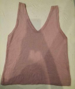 Dusty Rose Knit Tank
