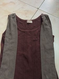 Ribbed Tank Top with Bow