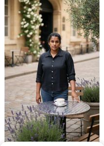 Classic Black Button-Down Shirt