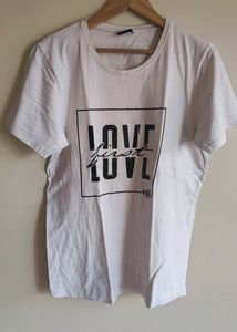 White Basic Tee