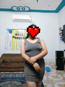 Gray Bodycon Mini Dress