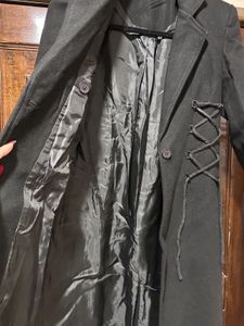 Koovs Black Coat