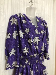 Yessica Blue Printed Dress