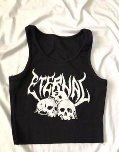 Goth/punk black tank top ✝️🖤