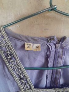 Elegant Lavender Kurta Set