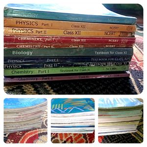 Ncert 11 and 12 book ( pcb ).  Neet Boo