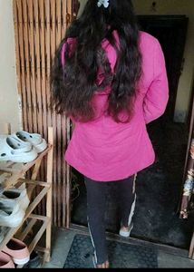 Winter Wear Pink Jacket