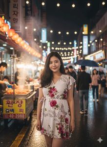 Floral Print Mini Dress