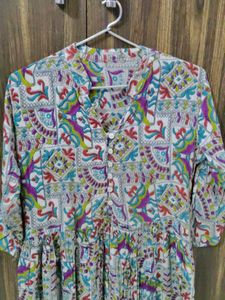 Colorful Print Dress