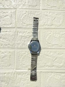 rolex Stylish Silver Watch