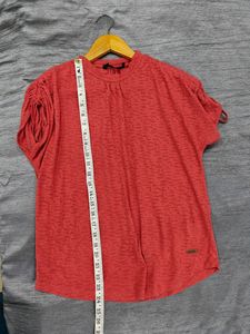 Coral Casual Top