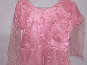 Elegant Pink Embellished Dress