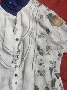 White N Purple Shirt