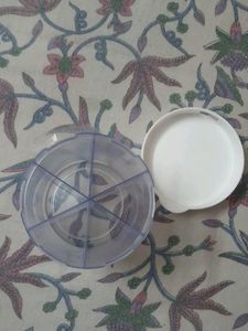 Six Compartment Plastic Container