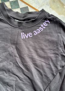 Black Long Sleeve Top