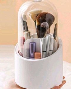 Rotating Makeup Brush Organizer