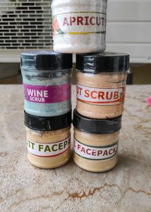 Skincare Set - Scrub &amp; Face pack combo