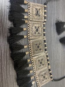 New Oxidised Tassel Set