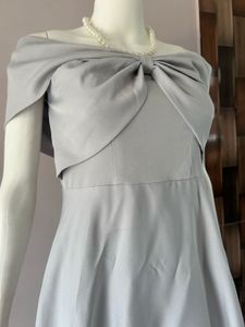 grey midi gown