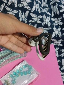 Sparkly Hair ClawClip+aesthetic Clecture+bracelet