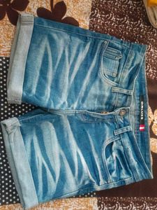 Blue Denim Shorts