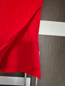 NEW GoColors Red Kurti Slip