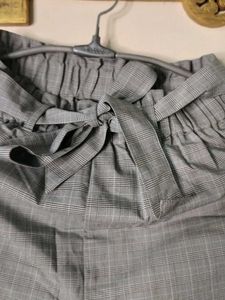 Gray Casual Pants