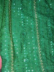 Green Ethnic Gown
