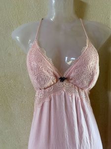 Victoria Secret Pink Lace Nightgown