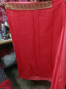 Peach Women&#39;s Saree