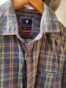 PeperJeans Vapour Chrcoal Black Wid Netplay Shirt