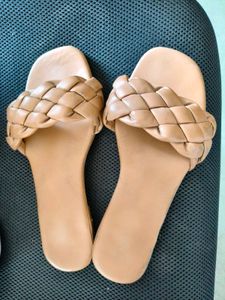 Braided Detail Flat Sandals