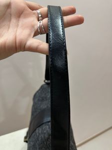 Vintage-Style Black Shoulder Bag