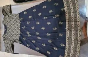 Elegant Brown Printed Women's Kurta