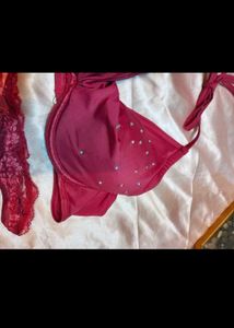 Red Halter Bikini Set