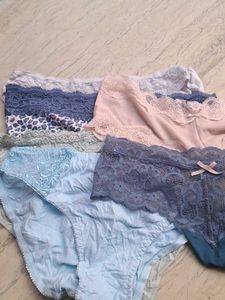 combo Of Four pure cotton  imported panty
