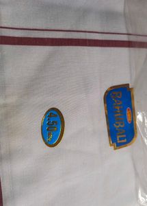Cotton Khadi Cow Brand Dhoti / 4 Pieces