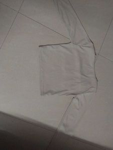 Stylish Beige Crop Top