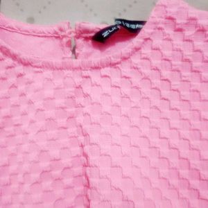 Bubblegum Pink Textured suit