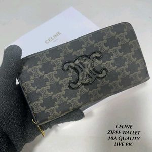CELINE ZIPPER WALLET 10AA QUALITY WITH BOX