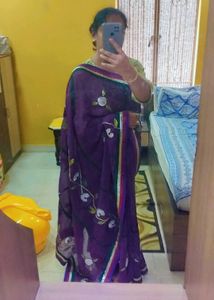 💜Georgette Saree