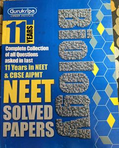Gurukripa 11 Years Pyq For Neet