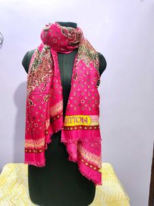 Pink Louis Vuitton Scarf