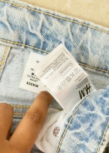 Ripped Wide Leg Jeans