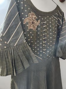 Elegant Olive Green Kurta