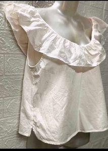 🎁Buy 1, Get 1 Free🎁 Size M/L White Top